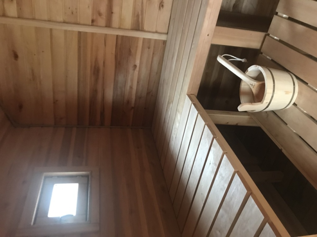 intérieur sauna